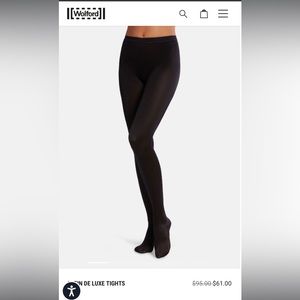 WOLFORD- SATIN DE LUXE TIGHTS- XS